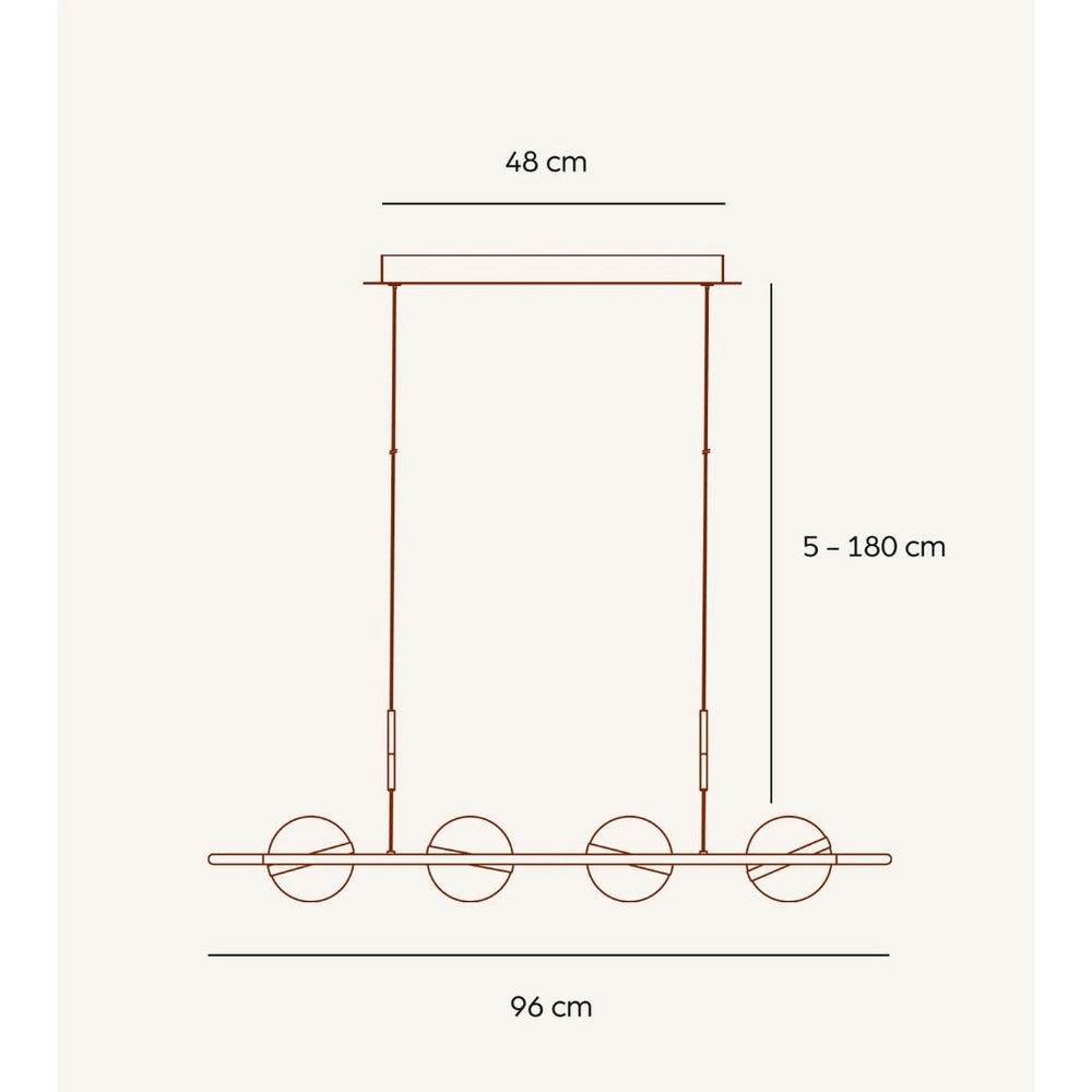 Modern Pendant Light Adjustable Sleek Design Dining Room