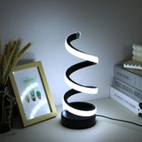 Modern S-Shaped Desk Lamp - FlexiGlow Adjustable LED Lighting for Home Office & Study