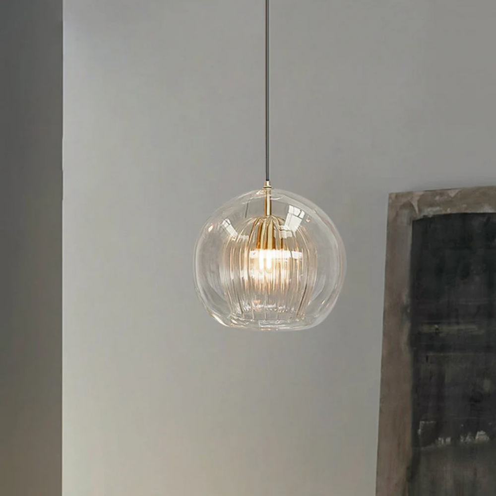 Stylish Modern Spherical LED Pendant Light - Aurora Sphere | Energy-Efficient Lighting for Home & Office Decor