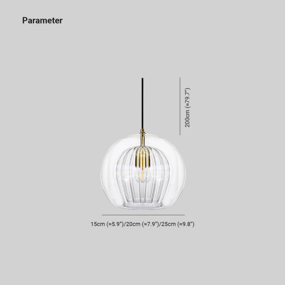 Stylish Modern Spherical LED Pendant Light - Aurora Sphere | Energy-Efficient Lighting for Home & Office Decor