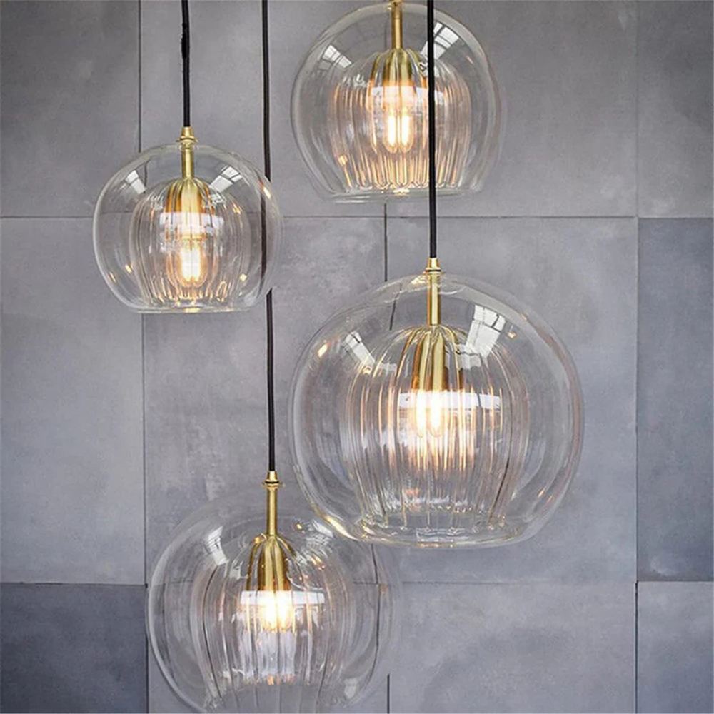 Stylish Modern Spherical LED Pendant Light - Aurora Sphere | Energy-Efficient Lighting for Home & Office Decor
