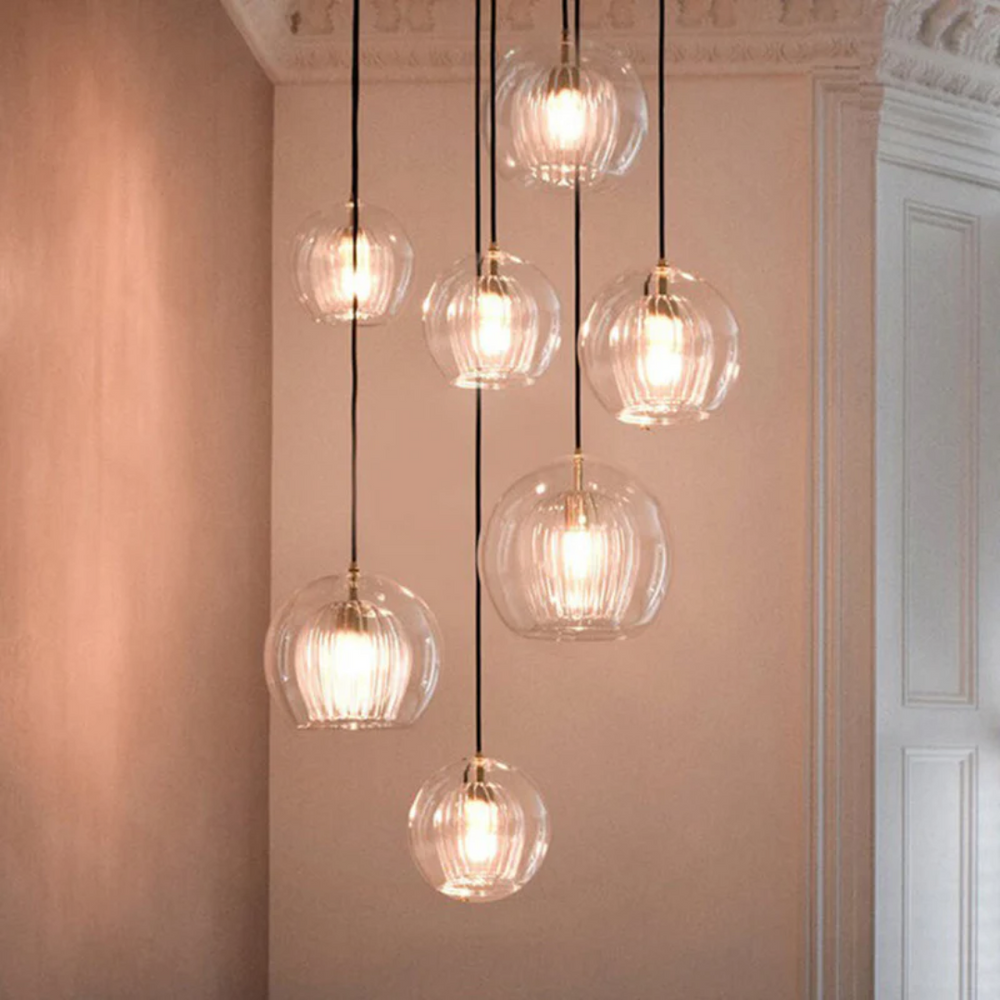 Stylish Modern Spherical LED Pendant Light - Aurora Sphere | Energy-Efficient Lighting for Home & Office Decor