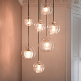Stylish Modern Spherical LED Pendant Light - Aurora Sphere | Energy-Efficient Lighting for Home & Office Decor