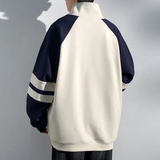 Modern Sweater with Stand-Up Collar for Men - Matteo