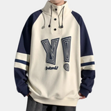 Modern Sweater with Stand-Up Collar for Men - Matteo