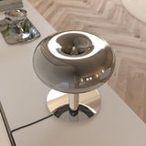 Modern Table Lamp Crystal LED Touch Dimmable Base Glass