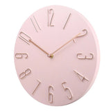 Wall Clock Silent Round Home Office Decor