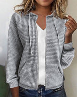 Casual Women's Jacket with Hood – Elvira