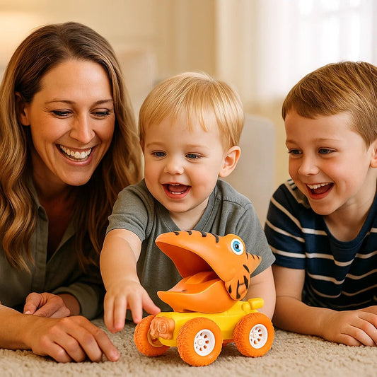 Monster Truck Toy – Dinosaur Design Push Vehicle for Kids