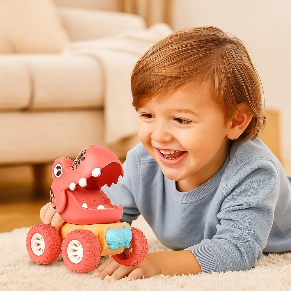 Monster Truck Toy – Dinosaur Design Push Vehicle for Kids