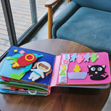 Busy Book Montessori Felt Activity Book Toddler Learning