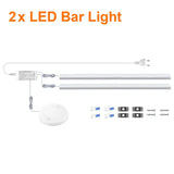 Motion Sensor LED Under-Cabinet Light – Dimmable Touch Control, 12V & Aluminum Body