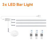 Motion Sensor LED Under-Cabinet Light – Dimmable Touch Control, 12V & Aluminum Body
