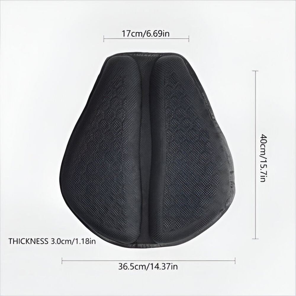 Motorcycle Seat Cushion Honeycomb Design Breathable Comfort