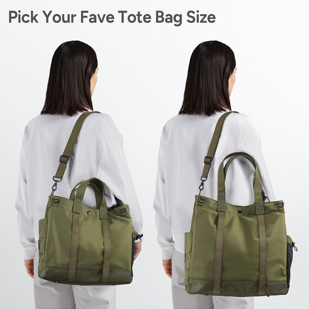MetroCarry Multi-Compartment Laptop Tote Bag with Adjustable Strap - Stylish & Functional Design for Work & Travel