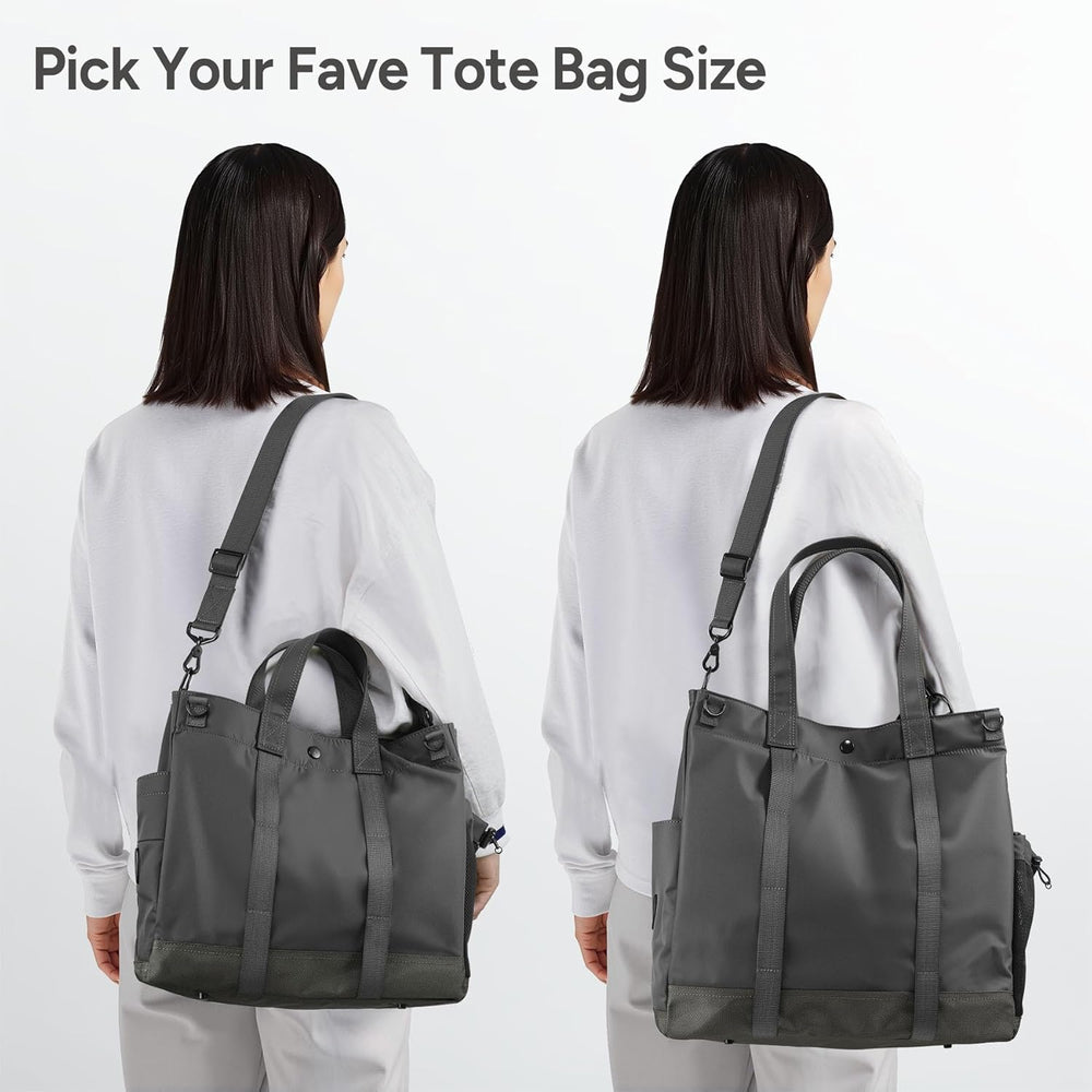 MetroCarry Multi-Compartment Laptop Tote Bag with Adjustable Strap - Stylish & Functional Design for Work & Travel