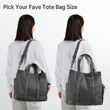 MetroCarry Multi-Compartment Laptop Tote Bag with Adjustable Strap - Stylish & Functional Design for Work & Travel