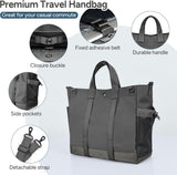 MetroCarry Multi-Compartment Laptop Tote Bag with Adjustable Strap - Stylish & Functional Design for Work & Travel