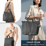 MetroCarry Multi-Compartment Laptop Tote Bag with Adjustable Strap - Stylish & Functional Design for Work & Travel