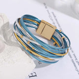 Multi-Layer Tri-Colour Wrap Bracelet for Women | Chic & Stylish Jewelry Accessory
