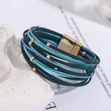 Multi-Layer Tri-Colour Wrap Bracelet for Women | Chic & Stylish Jewelry Accessory