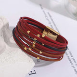 Multi-Layer Tri-Colour Wrap Bracelet for Women | Chic & Stylish Jewelry Accessory