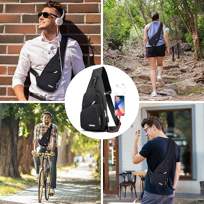 WaveSling Multifunctional Waterproof Sling Bag - Versatile, Durable, and Stylish for Outdoor Adventures