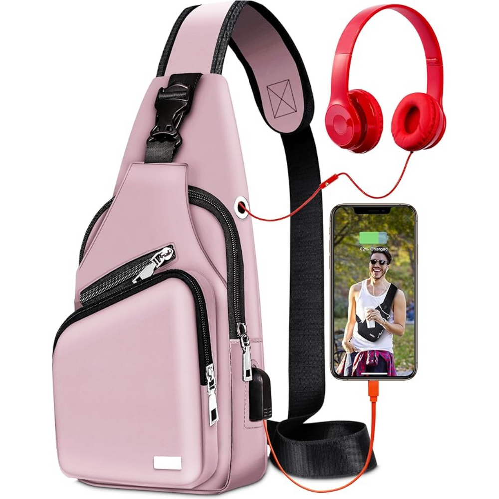 WaveSling Multifunctional Waterproof Sling Bag - Versatile, Durable, and Stylish for Outdoor Adventures