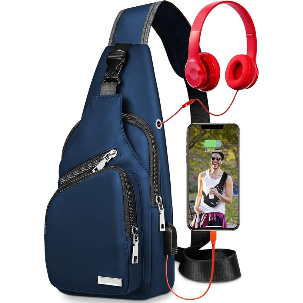 WaveSling Multifunctional Waterproof Sling Bag - Versatile, Durable, and Stylish for Outdoor Adventures