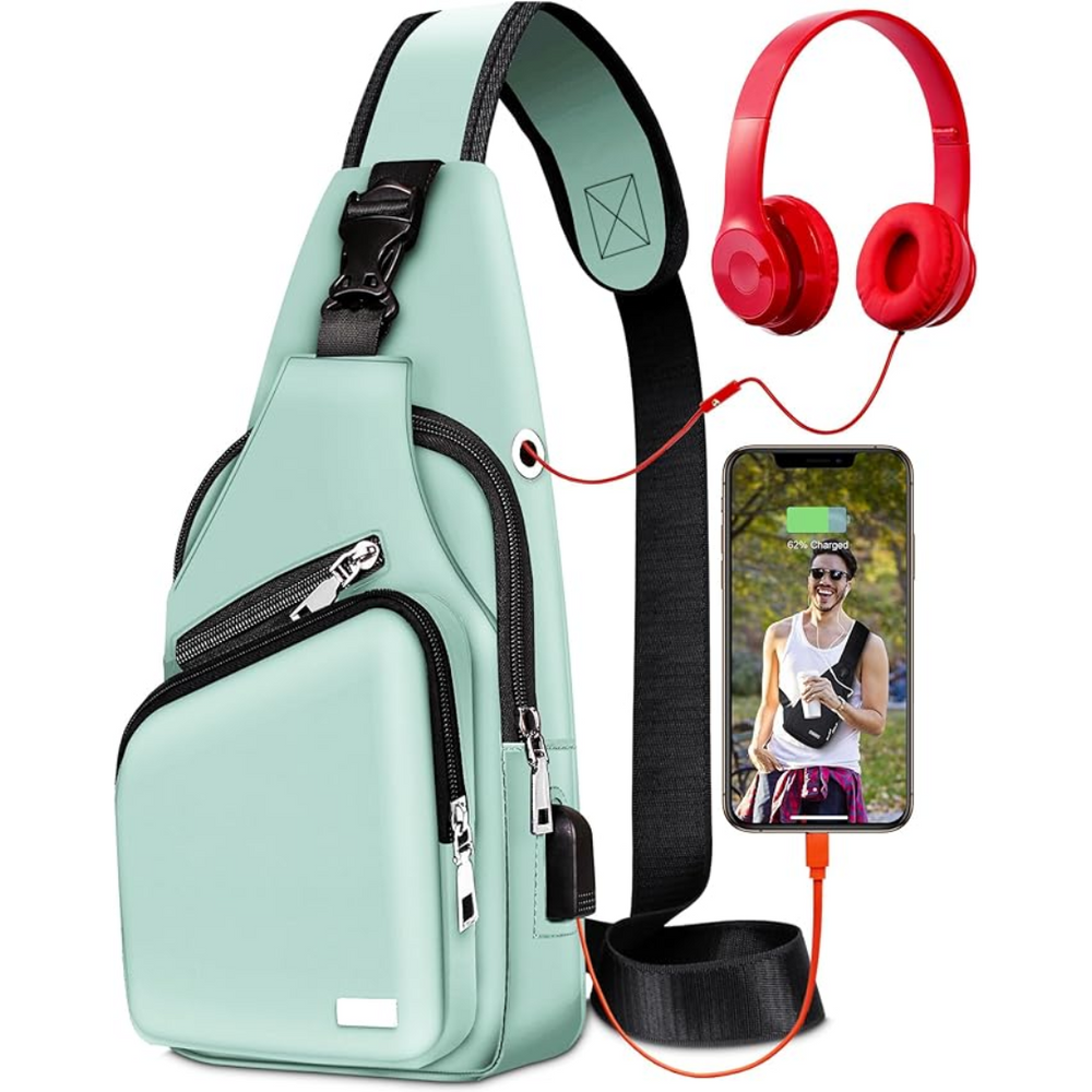 WaveSling Multifunctional Waterproof Sling Bag - Versatile, Durable, and Stylish for Outdoor Adventures