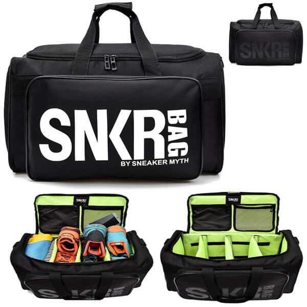 Water-Resistant Multi-Compartment Travel Bag for Sneakers & Gear - Perfect for Sports & Gym