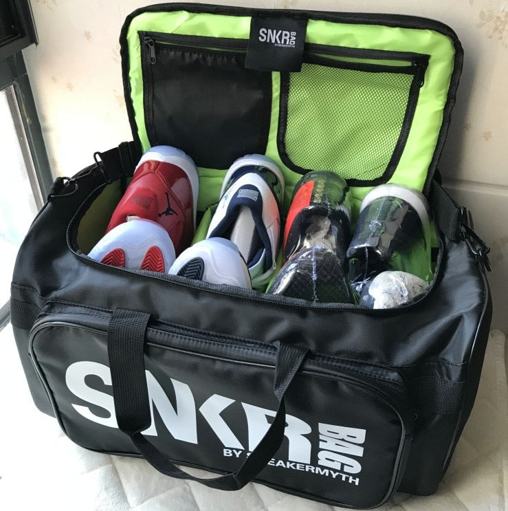 Water-Resistant Multi-Compartment Travel Bag for Sneakers & Gear - Perfect for Sports & Gym