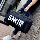 Water-Resistant Multi-Compartment Travel Bag for Sneakers & Gear - Perfect for Sports & Gym