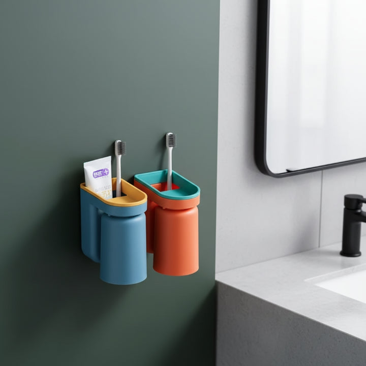 Optimized Product Title: "Zahnbürsten-Wandhalter – Einfach ohne Bohren montierbar | Praktischer Badezimmer Organizer" 

This title includes relevant keywords while providing additional context to attract potential buyers.