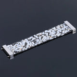 Handcrafted Natural Stone Crystal Leather Bracelet - Unique Bohemian Jewelry for Men & Women