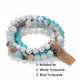 Elegant Opal Trio Necklace | Natural Stone Jewelry for Timeless Style