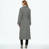 Women's belted trench coat, view 5