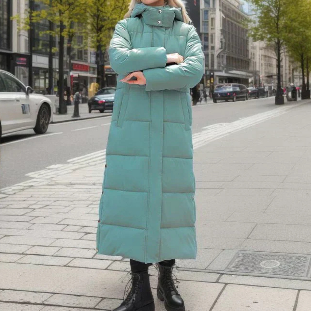 Women's longline coat, view 4