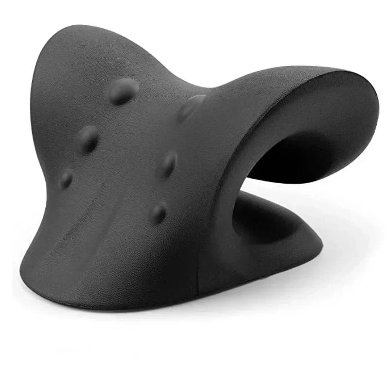 Neck and Shoulder Stretcher - Cervical Traction Massage Cushion for Spinal Alignment & Pain Relief
