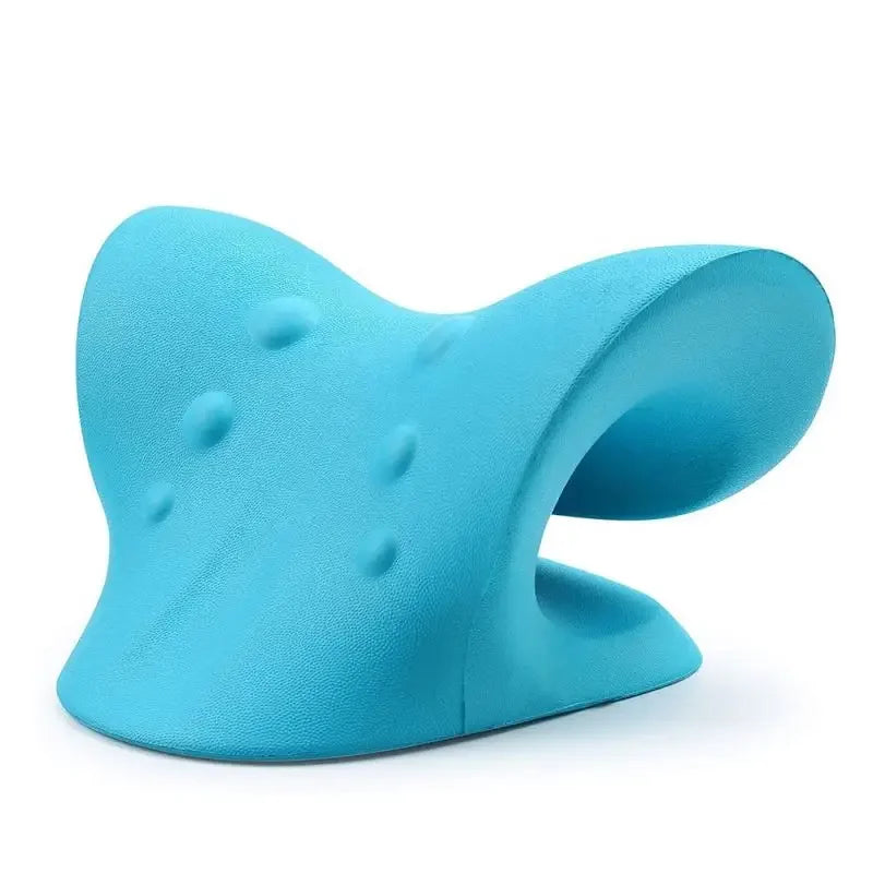Neck and Shoulder Stretcher - Cervical Traction Massage Cushion for Spinal Alignment & Pain Relief