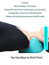 Neck and Shoulder Stretcher - Cervical Traction Massage Cushion for Spinal Alignment & Pain Relief
