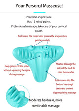 Neck and Shoulder Stretcher - Cervical Traction Massage Cushion for Spinal Alignment & Pain Relief