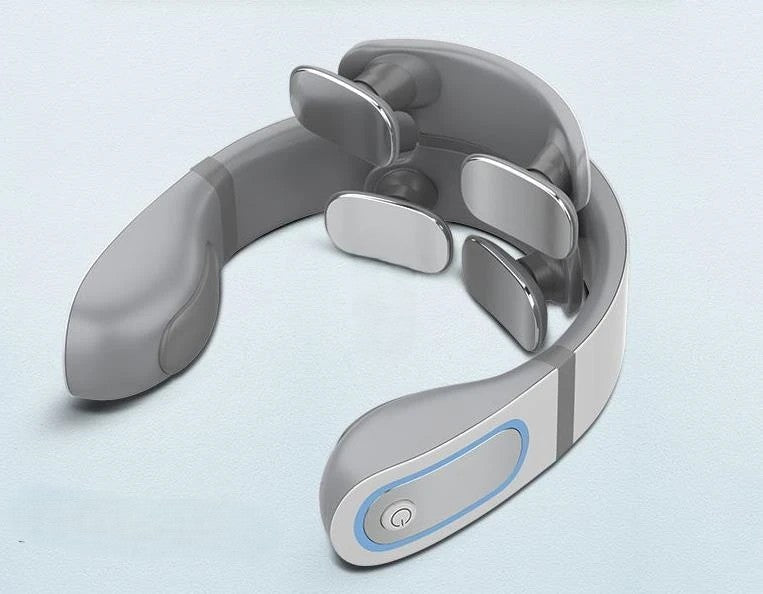 Wireless Neck Massager with Soothing Heat & Remote Control - Ultimate Relaxation & Pain Relief
