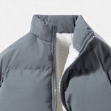 Men's quilted puffer jacket, view 3