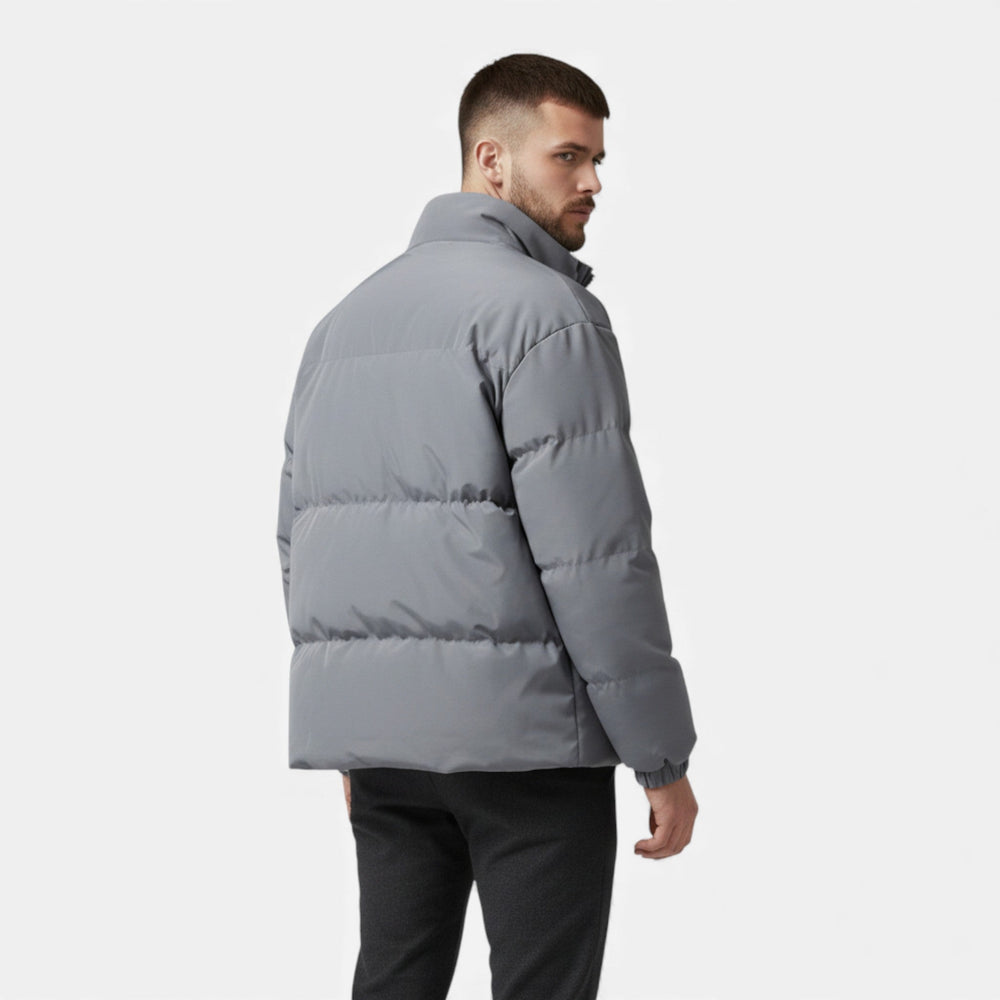 Men's quilted puffer jacket, view 6