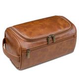 BowLift | TravelTrek Luxury Bag – Leather Toiletry Bag with Waterproof Lining and YKK Zippers
