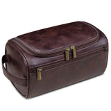 BowLift | TravelTrek Luxury Bag – Leather Toiletry Bag with Waterproof Lining and YKK Zippers