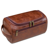 BowLift | TravelTrek Luxury Bag – Leather Toiletry Bag with Waterproof Lining and YKK Zippers