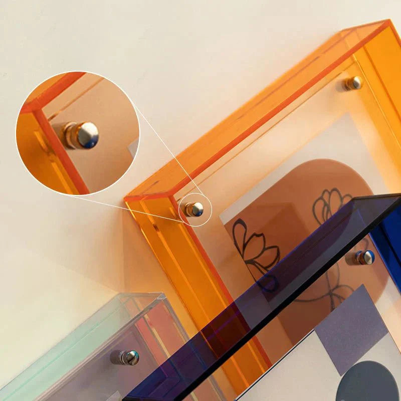 Enhanced Product Title: "Schwebender Acrylrahmen - Moderner, schwebender Bilderrahmen für stilvolle Wanddekoration - Ideal für Fotos und Kunstwerke" 

This title includes relevant keywords while providing a clear description of the product's features and