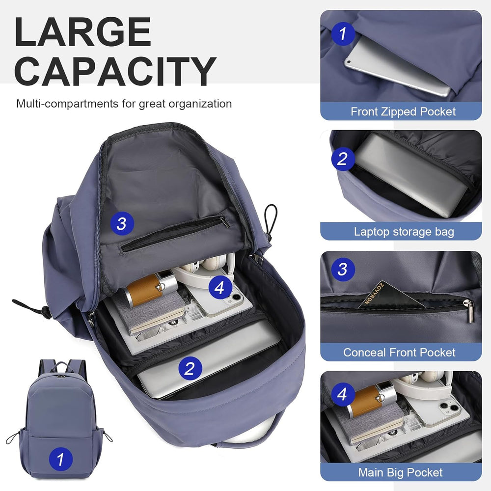Optimized Product Title:  
"TravelPro Series Lightweight Water-Resistant 15.6” Laptop Backpack with Multi-Pockets - Ideal for Travel & Daily Use" 

This title includes relevant keywords while maintaining clarity and appeal for potential buyers.